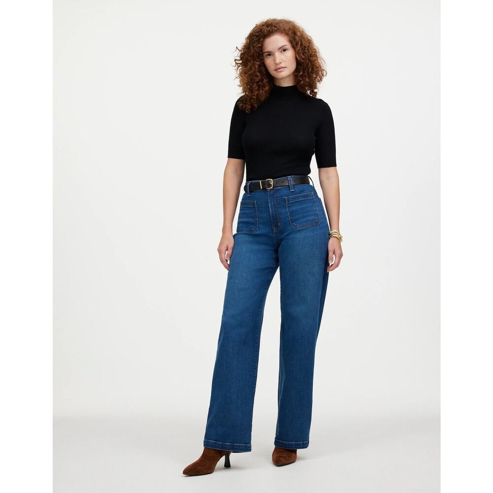 Madewell Blue Flare & Wide Leg Jeans